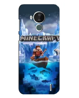 Чохол для Nokia C30 з картинкою «Minecraft льодянийсвіт»