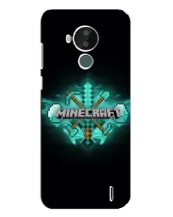 Чохол для Nokia C30 з картинкою «Minecraft Diamond лого»