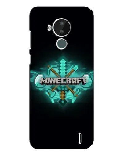 Чохол для Nokia C30 з картинкою «Minecraft Diamond лого»
