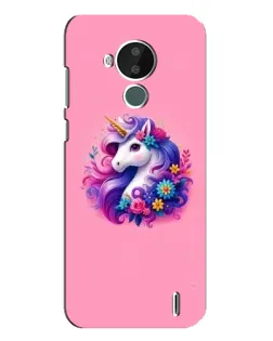 Чехол для Nokia C30 с картинкой «Сказочный единорог»