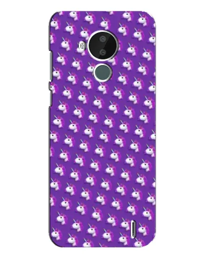 Чехол для Nokia C30 с картинкой «Единороги на фиолетовом» Чехол для Nokia C30 с картинкой «Единороги на фиолетовом»