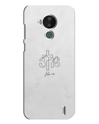 Чохол для Nokia C30 з картинкою «Івана 3:16 Хрест»