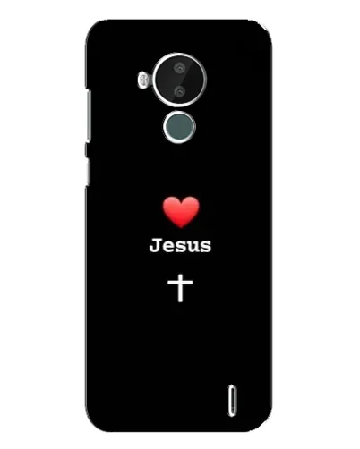 Чохол для Nokia C30 з картинкою «Серце - Jesus»