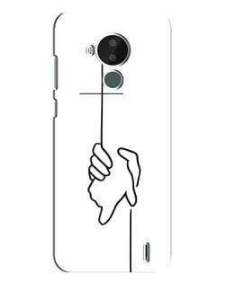 Чохол для Nokia C30 з картинкою «Рука тримає» Чохол для Nokia C30 з картинкою «Рука тримає»