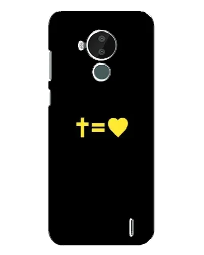 Чохол для Nokia C30 з картинкою «Серце та Хрест»