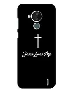 Чохол для Nokia C30 з картинкою «Ісус любить тебе»