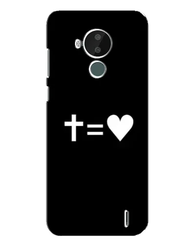 Чохол для Nokia C30 з картинкою «Хрест та Серце»