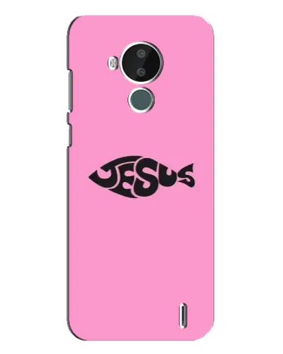 Чохол для Nokia C30 з картинкою «Рожевий символ Jesus»