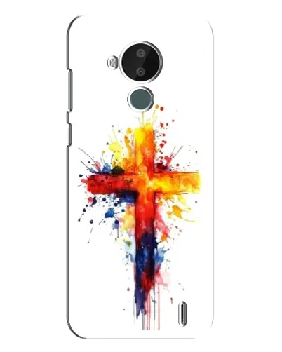 Чохол для Nokia C30 з картинкою «Акварельний хрест»