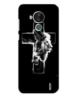 Чехол для Nokia C30 с картинкой «Сияющий крест Jesus»