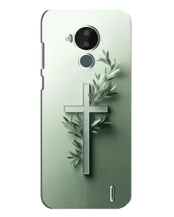 Чехол для Nokia C30 с картинкой «Оливковая ветвь»