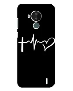 Чехол для Nokia C30 с картинкой «Пульс веры»