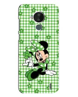Чохол для Nokia C30 з картинкою «Mickey в клітинку»