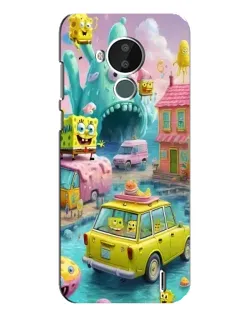 Чехол для Nokia C30 с картинкой «Монстр-трак приключения»