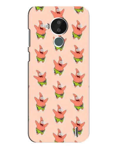 Чохол для Nokia C30 з картинкою «Патрік Стар паттерн» Чохол для Nokia C30 з картинкою «Патрік Стар паттерн»