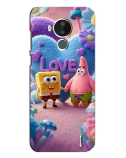 Чохол для Nokia C30 з картинкою «Губка Боб Патрік»