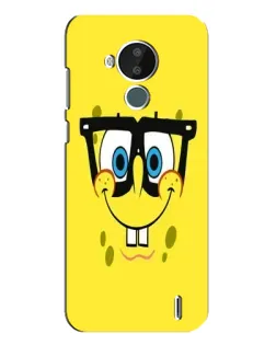 Чехол для Nokia C30 с картинкой «Минималистичный Спанч Боб»