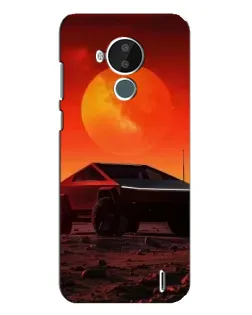 Чохол для Nokia C30 з картинкою «Cybertruck на Марсі»