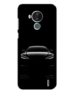 Чохол для Nokia C30 з картинкою «Силует Tesla Night»