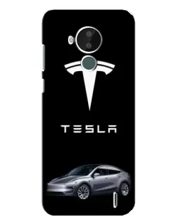 Чохол для Nokia C30 з картинкою «Tesla Model Y»