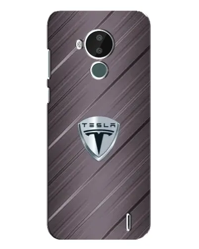 Чохол для Nokia C30 з картинкою «Металева текстура Tesla»