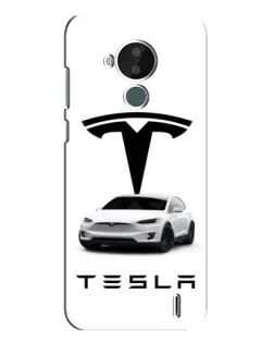 Чохол для Nokia C30 з картинкою «Tesla White Style»