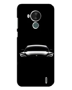 Чохол для Nokia C30 з картинкою «Фари Tesla Night»