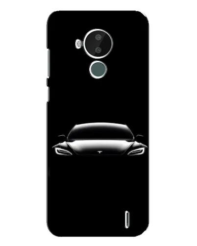 Чохол для Nokia C30 з картинкою «Фари Tesla Night»