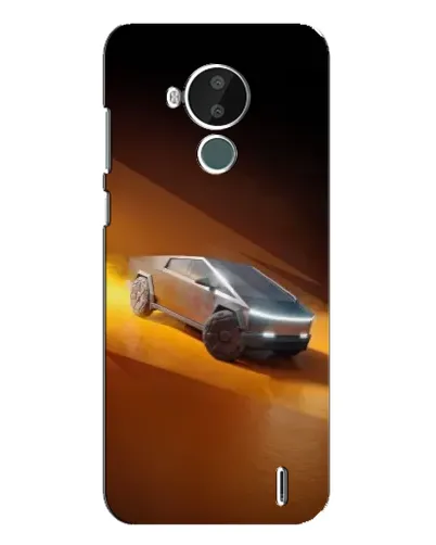 Чохол для Nokia C30 з картинкою «Cybertruck у пустелі»