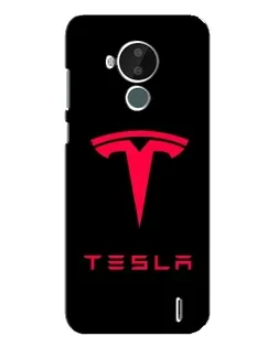 Чохол для Nokia C30 з картинкою «Tesla Red Logo»