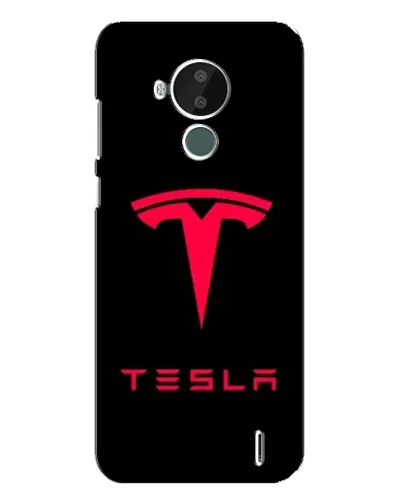 Чохол для Nokia C30 з картинкою «Tesla Red Logo»