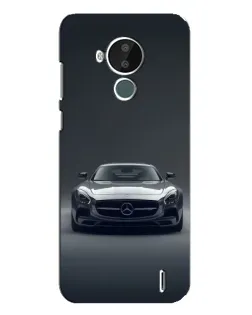 Чохол для Nokia C30 з картинкою «Mercedes на чорному»