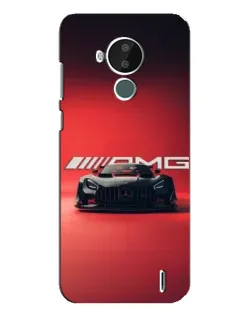 Чохол для Nokia C30 з картинкою «Mercedes AMG — червона лінія»