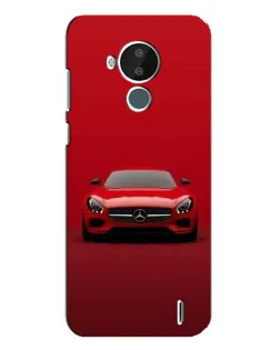 Чохол для Nokia C30 з картинкою «Червоний Mercedes AMG»