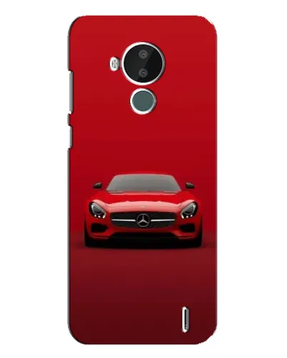 Чохол для Nokia C30 з картинкою «Червоний Mercedes AMG»