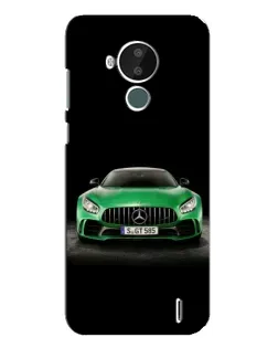 Чохол для Nokia C30 з картинкою «Mercedes — неоновий лого»