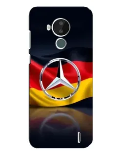 Чохол для Nokia C30 з картинкою «Mercedes — прапор Німеччини»