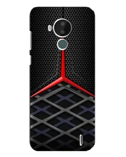 Чохол для Nokia C30 з картинкою «Mercedes Carbon Grid»