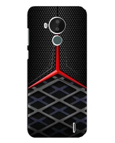 Чохол для Nokia C30 з картинкою «Mercedes Carbon Grid»