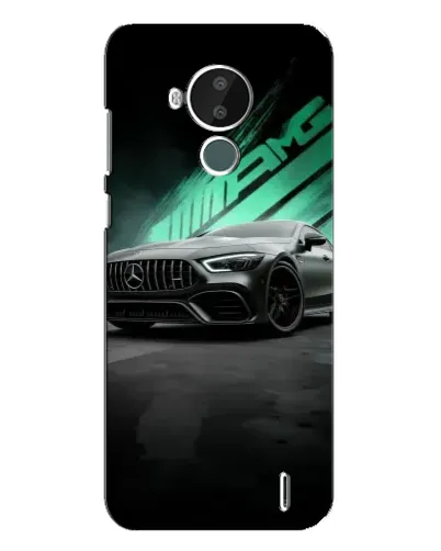 Чохол для Nokia C30 з картинкою «Темний Mercedes AMG»