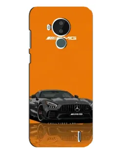 Чохол для Nokia C30 з картинкою «Помаранчевий Mercedes AMG»