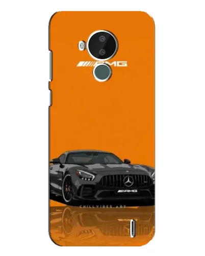 Чохол для Nokia C30 з картинкою «Помаранчевий Mercedes AMG»