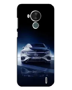 Чохол для Nokia C30 з картинкою «Нічний Mercedes EQ»