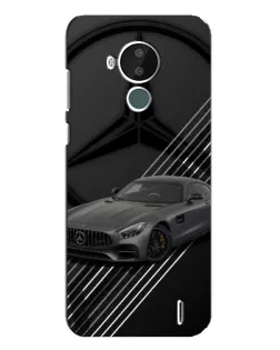 Чохол для Nokia C30 з картинкою «Mercedes AMG — графіка»
