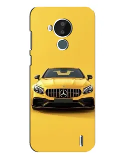 Чохол для Nokia C30 з картинкою «Жовтий Mercedes GT»