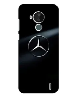 Чохол для Nokia C30 з картинкою «Mercedes на металі»