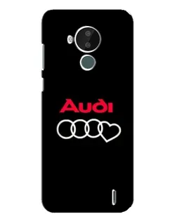 Чохол для Nokia C30 з картинкою «Логотип Audi Heart»