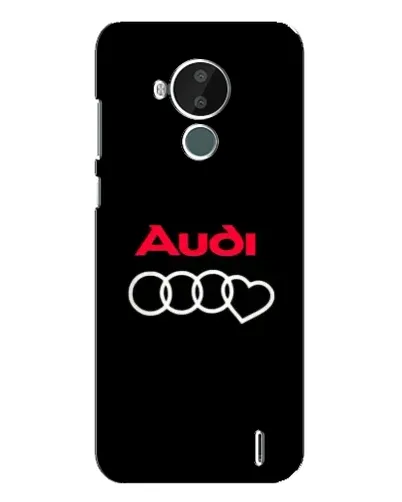 Чохол для Nokia C30 з картинкою «Логотип Audi Heart»