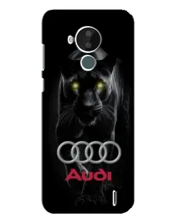 Чохол для Nokia C30 з картинкою «Пантера та Audi»