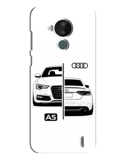 Чохол для Nokia C30 з картинкою «Audi — контрастний дизайн»